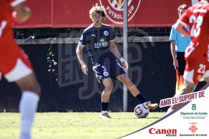 Imatges del partit entre el Girona B i l'Atlètic Lleida