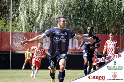 Imatges del partit entre el Girona B i l'Atlètic Lleida