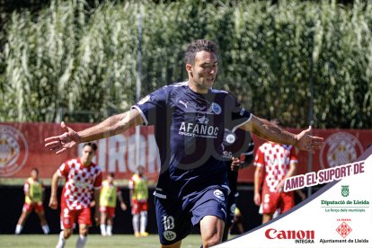 Imatges del partit entre el Girona B i l'Atlètic Lleida