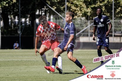 Imatges del partit entre el Girona B i l'Atlètic Lleida