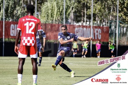 Imatges del partit entre el Girona B i l'Atlètic Lleida