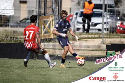 Imatges del partit entre el Girona B i l'Atlètic Lleida