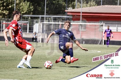 Imatges del partit entre el Girona B i l'Atlètic Lleida
