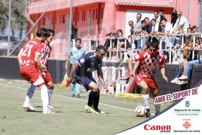 Imatges del partit entre el Girona B i l'Atlètic Lleida