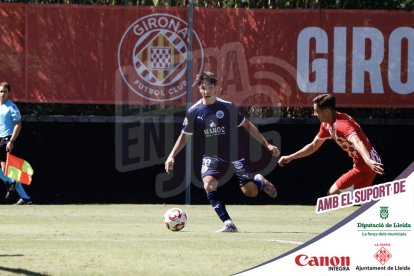 Imatges del partit entre el Girona B i l'Atlètic Lleida