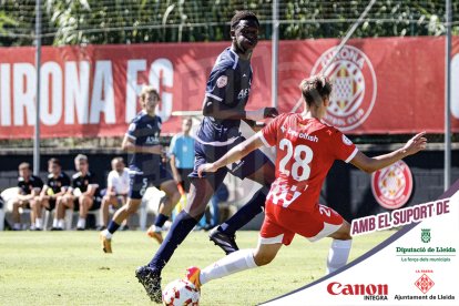 Imatges del partit entre el Girona B i l'Atlètic Lleida