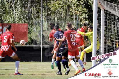 Imatges del partit entre el Girona B i l'Atlètic Lleida