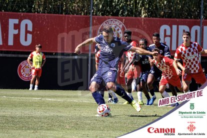 Imatges del partit entre el Girona B i l'Atlètic Lleida