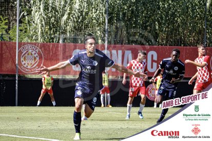 Imatges del partit entre el Girona B i l'Atlètic Lleida