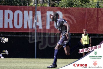 Imatges del partit entre el Girona B i l'Atlètic Lleida