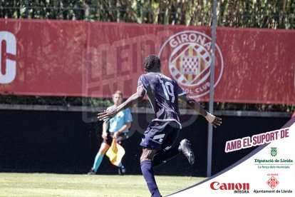 Imatges del partit entre el Girona B i l'Atlètic Lleida