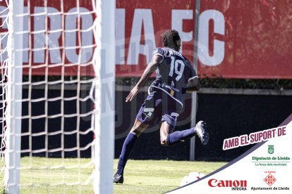 Imatges del partit entre el Girona B i l'Atlètic Lleida