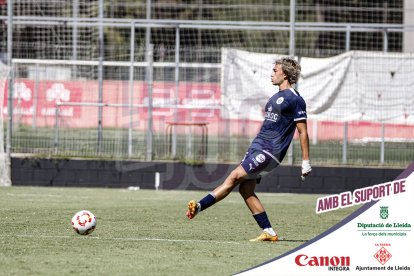 Imatges del partit entre el Girona B i l'Atlètic Lleida