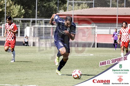 Imatges del partit entre el Girona B i l'Atlètic Lleida