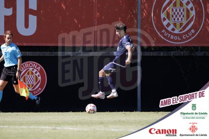 Imatges del partit entre el Girona B i l'Atlètic Lleida
