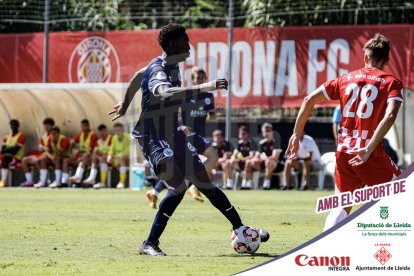 Imatges del partit entre el Girona B i l'Atlètic Lleida