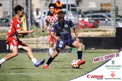 Imatges del partit entre el Girona B i l'Atlètic Lleida