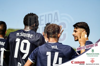 Imatges del partit entre el Girona B i l'Atlètic Lleida