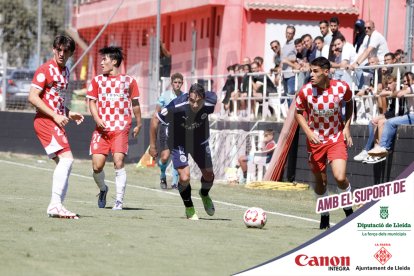 Imatges del partit entre el Girona B i l'Atlètic Lleida