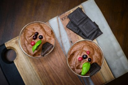 Mousse de xocolate.