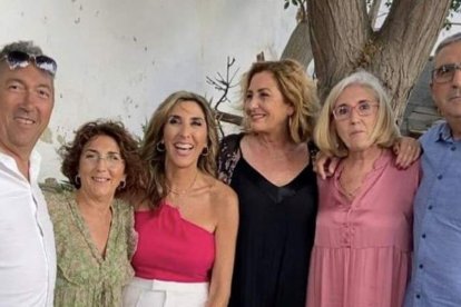 Foto familiar de Paz Padilla.
