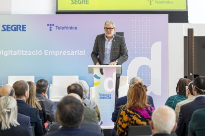 Imatges de la jornada 'Digitalització empresarial', organitzada per SEGRE i Telefónica