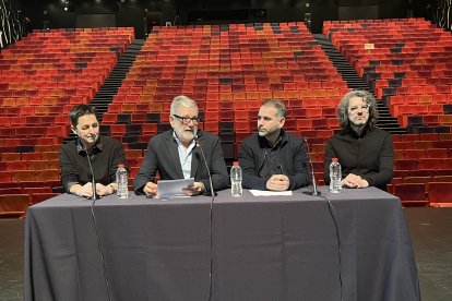 Un moment de la presentació de la cinquena edició de La Factoria dels Reixos.
