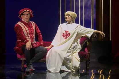 Andreu Buenafuente i Silvia Abril en la seua paròdia de Juan Carlos I i Bárbara Rey