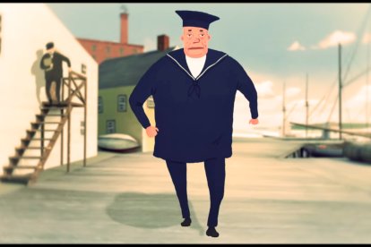 Frame de 'The Flying Sailor', de Wendy Tilby i Amanda Forbis.
