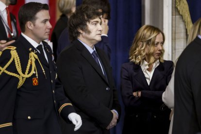 Forta presència policial als afores del Capitoli. - VANESSA CARVALHO / ZUMA PRESS / CONTACTOPHOTO