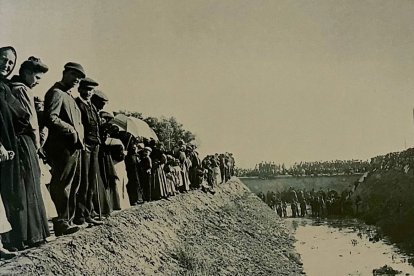L’arribada de l’aigua a Tamarit de Llitera l’any 1906.