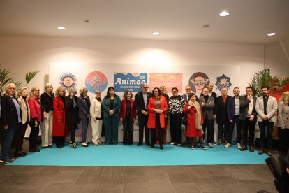 Autoritats assistents a la inauguració de la 39 edició de l'Animac.