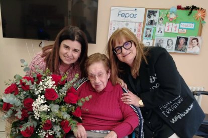 Felicitación el martes a Milagros Mur Arazo, en Altorricó.