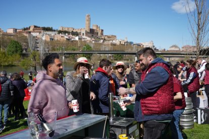 Imatges del Pícnic a la canalització del Segre a Lleida