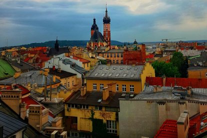 Casco antiguo de Cracovia.
