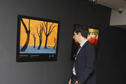Obra d’art. Frans Lanting va capturar una fotografia de les acàcies al Parc Nacional de Namib-Naucluft, Namíbia, que sembla un quadre. -