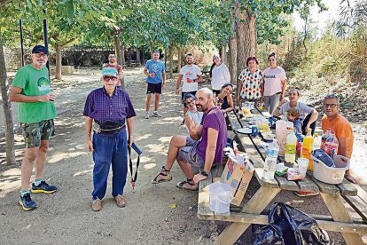 La jornada va acabar amb un pica-pica d’agraïment a tots els assistents. - AJUNTAMENT DE MALDÀ