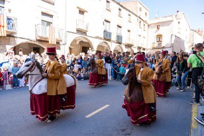 Un dels actes de cultura popular de la festa major de Bellpuig.
