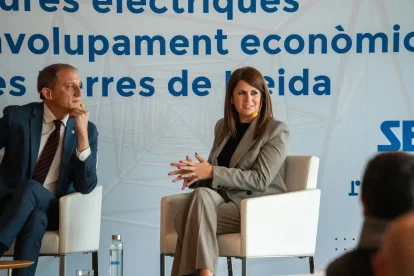 Imagen de Trinidad Sala durante el debate.