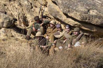 Fotografies: Aitona reviu la memòria de la Guerra Civil