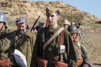 Fotografies: Aitona reviu la memòria de la Guerra Civil