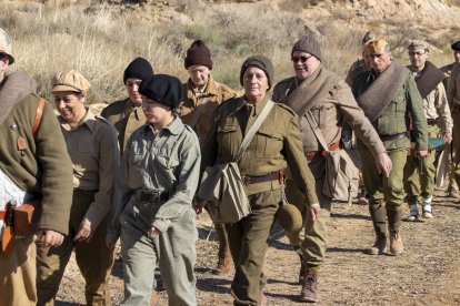 Fotografies: Aitona reviu la memòria de la Guerra Civil