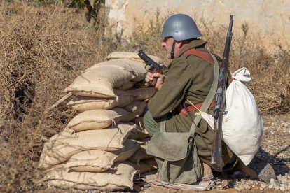 Fotografies: Aitona reviu la memòria de la Guerra Civil
