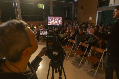 La projecció s’inclou en el documental ‘Dies foscos’. - JORDI ECHEVARRIA