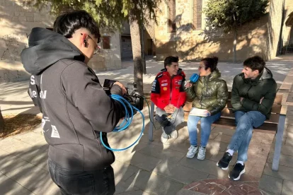 Diogo Moreira, campió de Moto2, va ser un dels convidats de luxe. - LAIA PEDRÓS