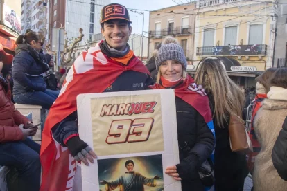 Un dels motards assistent va tenir un accident. - LAIA PEDRÓS