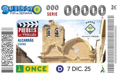 El cupó de diumenge vinent amb l'Església d'Alcarràs.