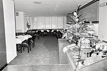 La cafeteria restaurant, un dels seus atractius.