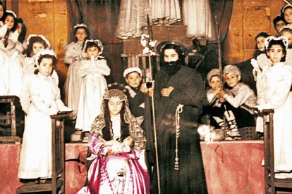 Pessebre vivent del 1952.