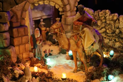 Una de les escenes del pessebre.